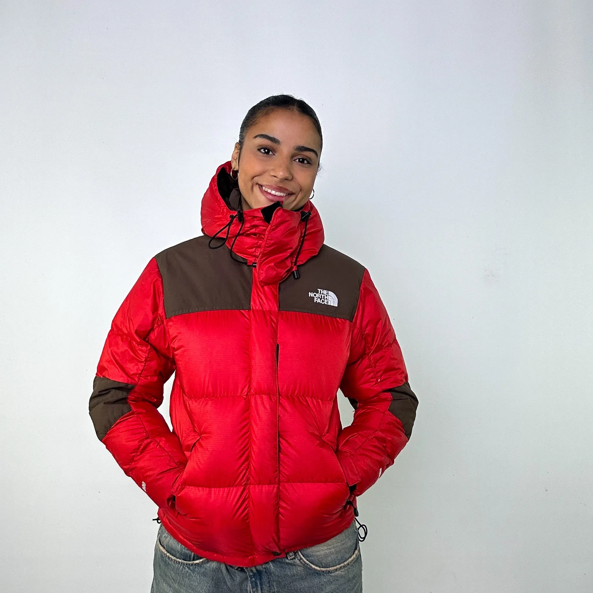 Red y2ks The North Face 800 Series Baltoro Puffer Jacket Coat (S)