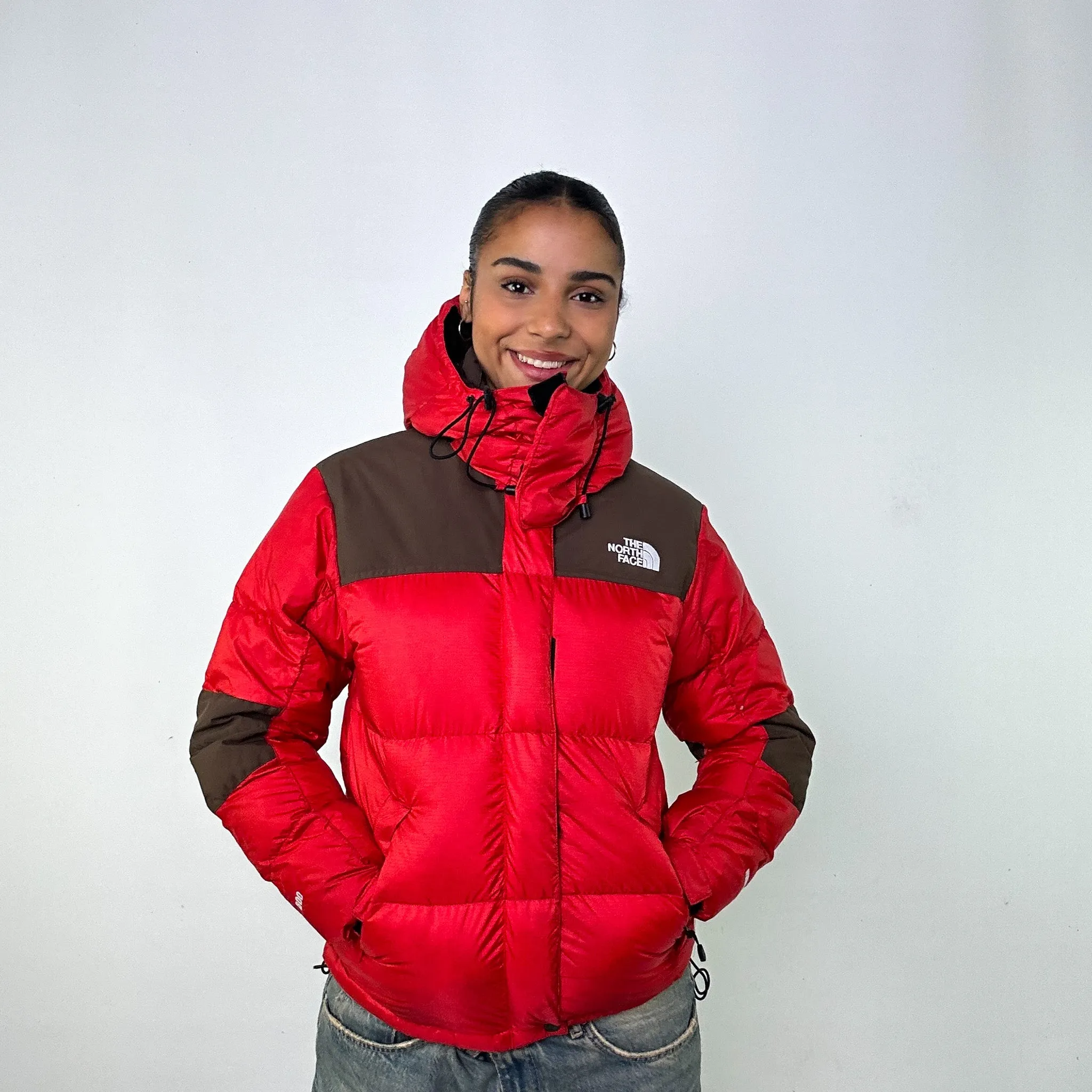 Red y2ks The North Face 800 Series Baltoro Puffer Jacket Coat (S)