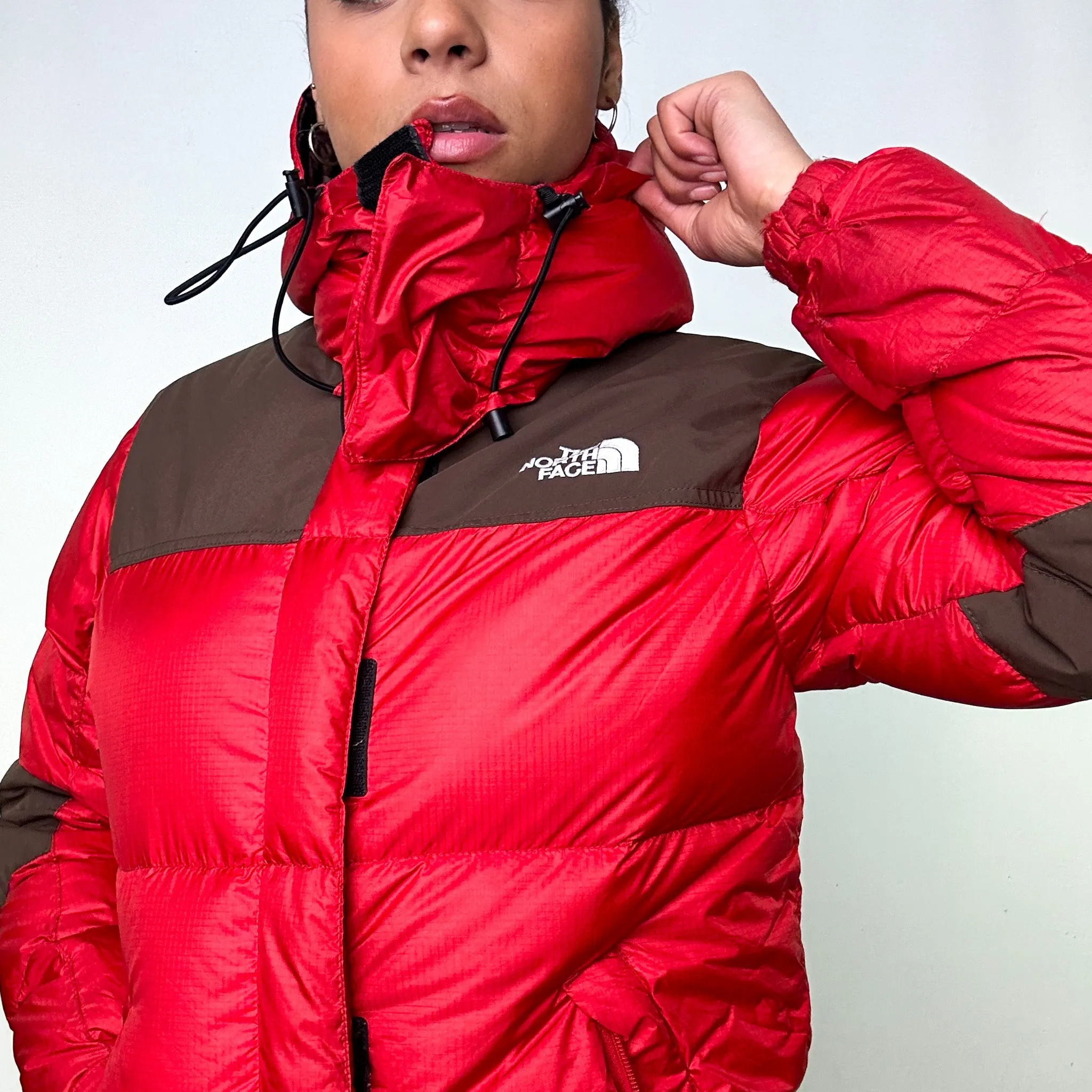 Red y2ks The North Face 800 Series Baltoro Puffer Jacket Coat (S)