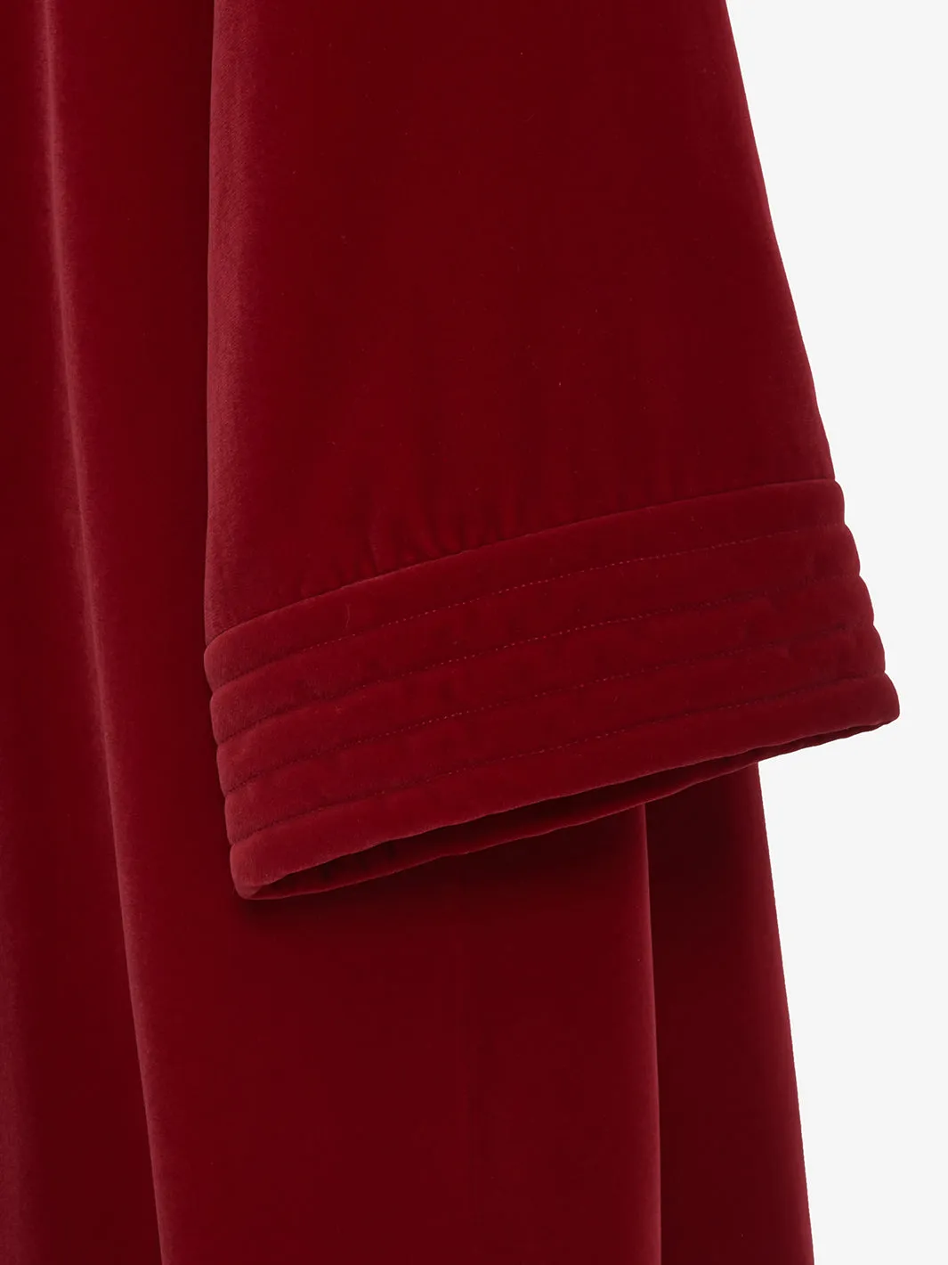 Saint Laurent Dressing gown with quilted neckline - '70s