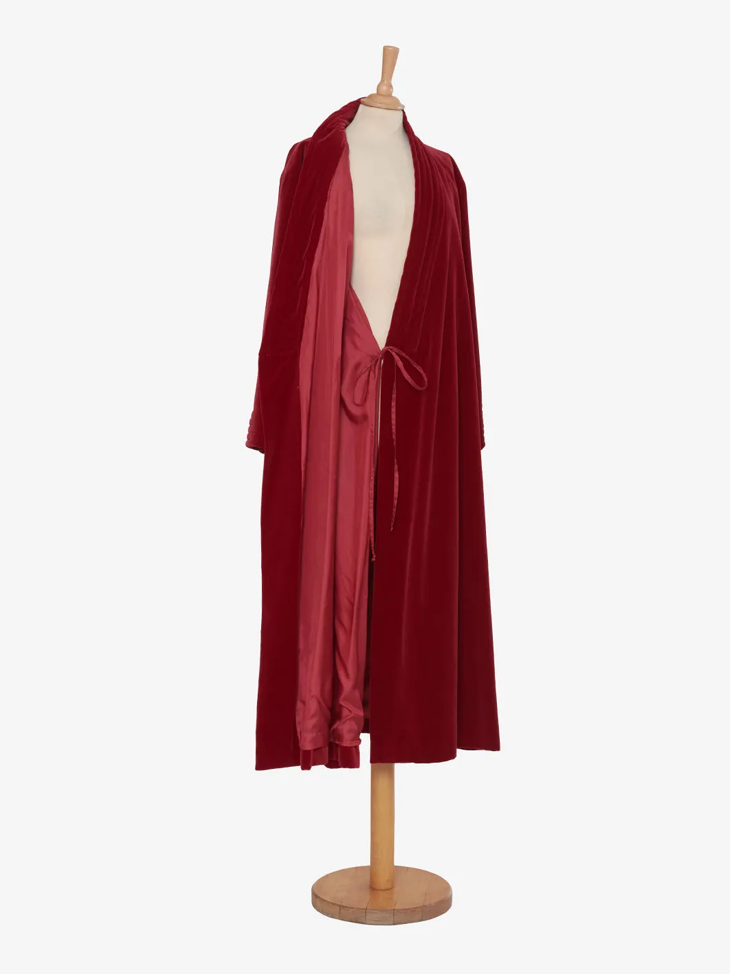 Saint Laurent Dressing gown with quilted neckline - '70s