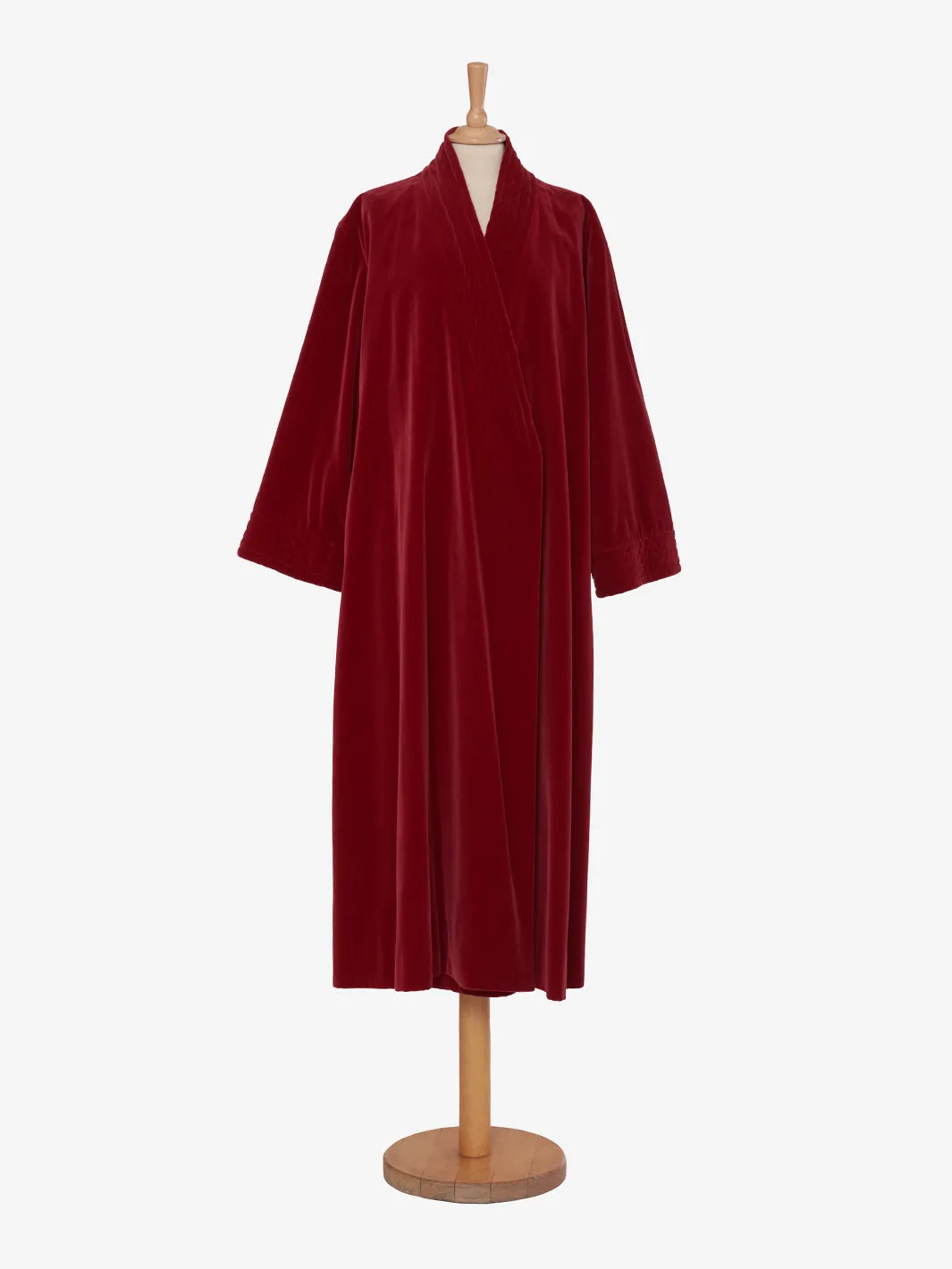 Saint Laurent Dressing gown with quilted neckline - '70s