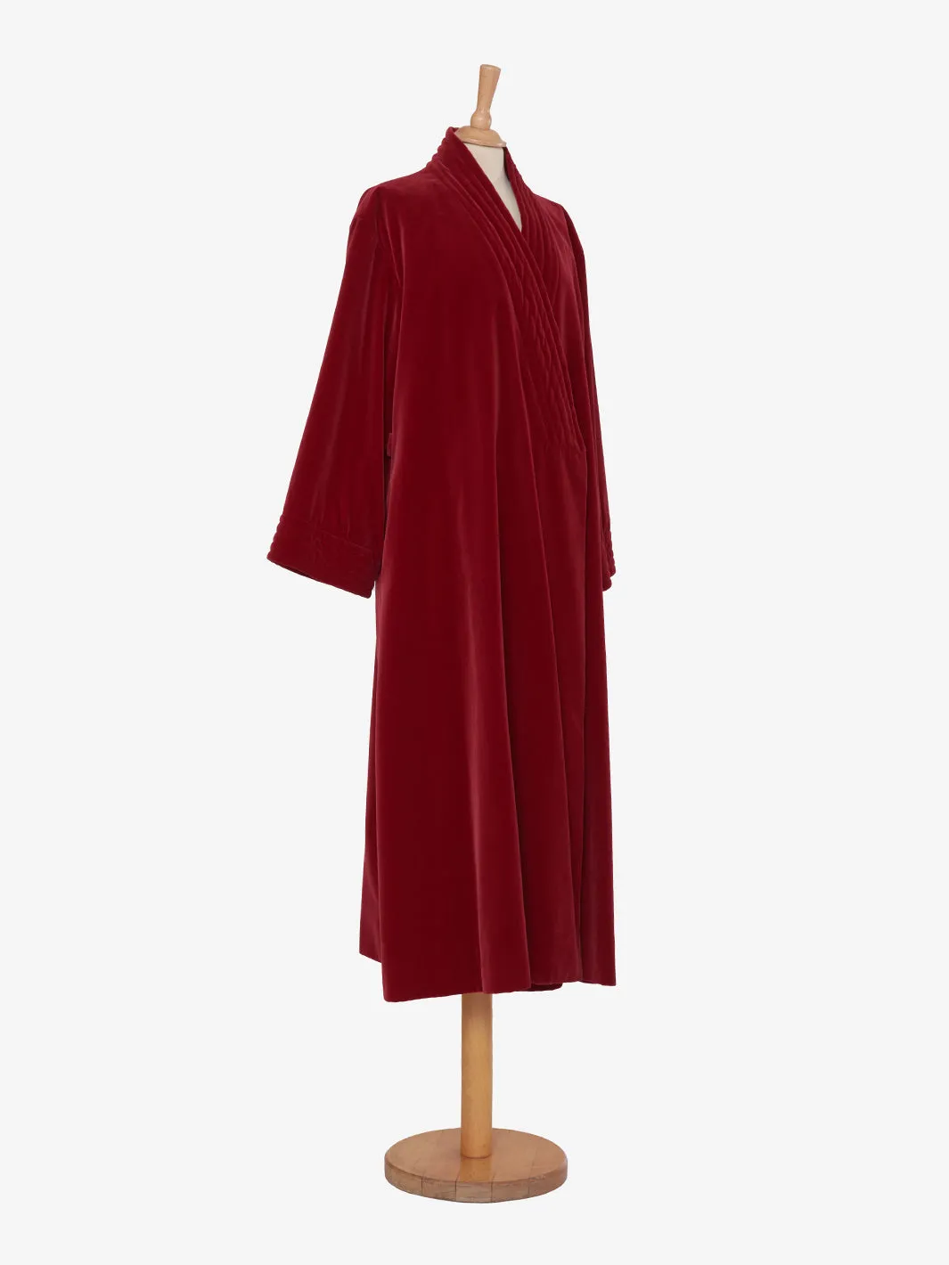 Saint Laurent Dressing gown with quilted neckline - '70s