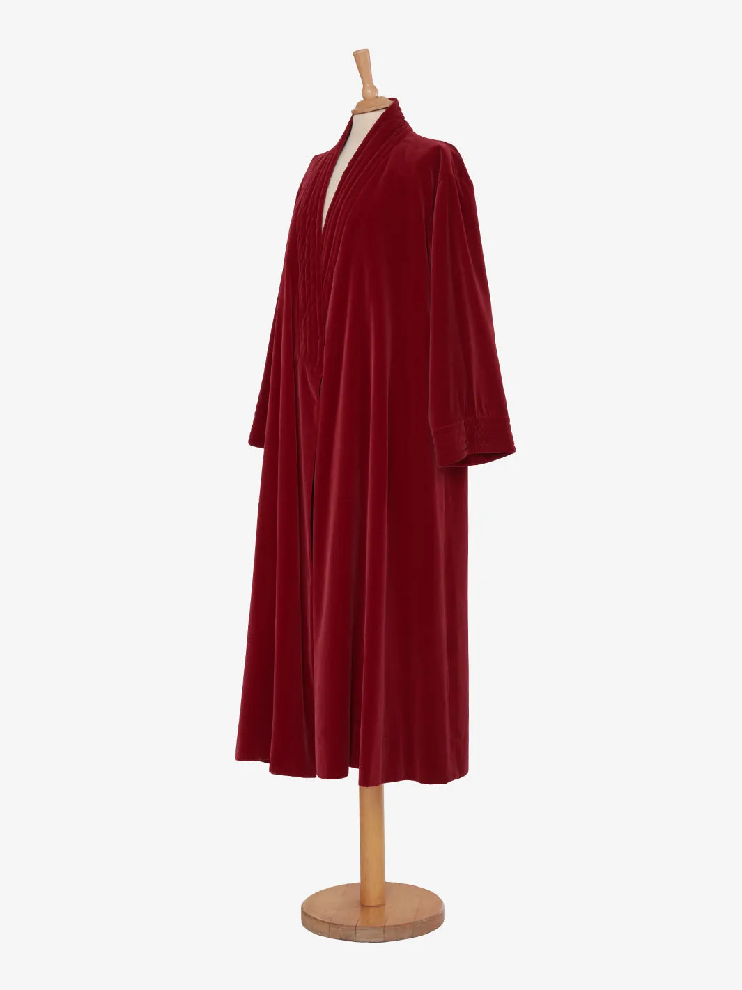 Saint Laurent Dressing gown with quilted neckline - '70s