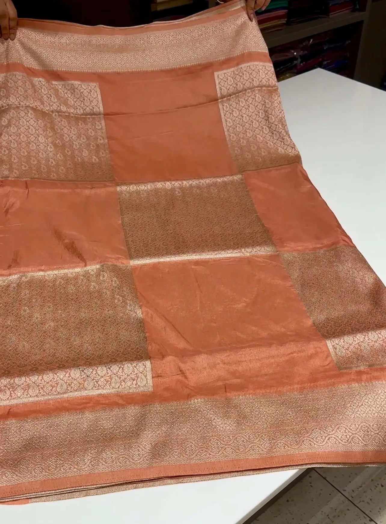 SEMI BANARASI SAREES  - IHA 15236