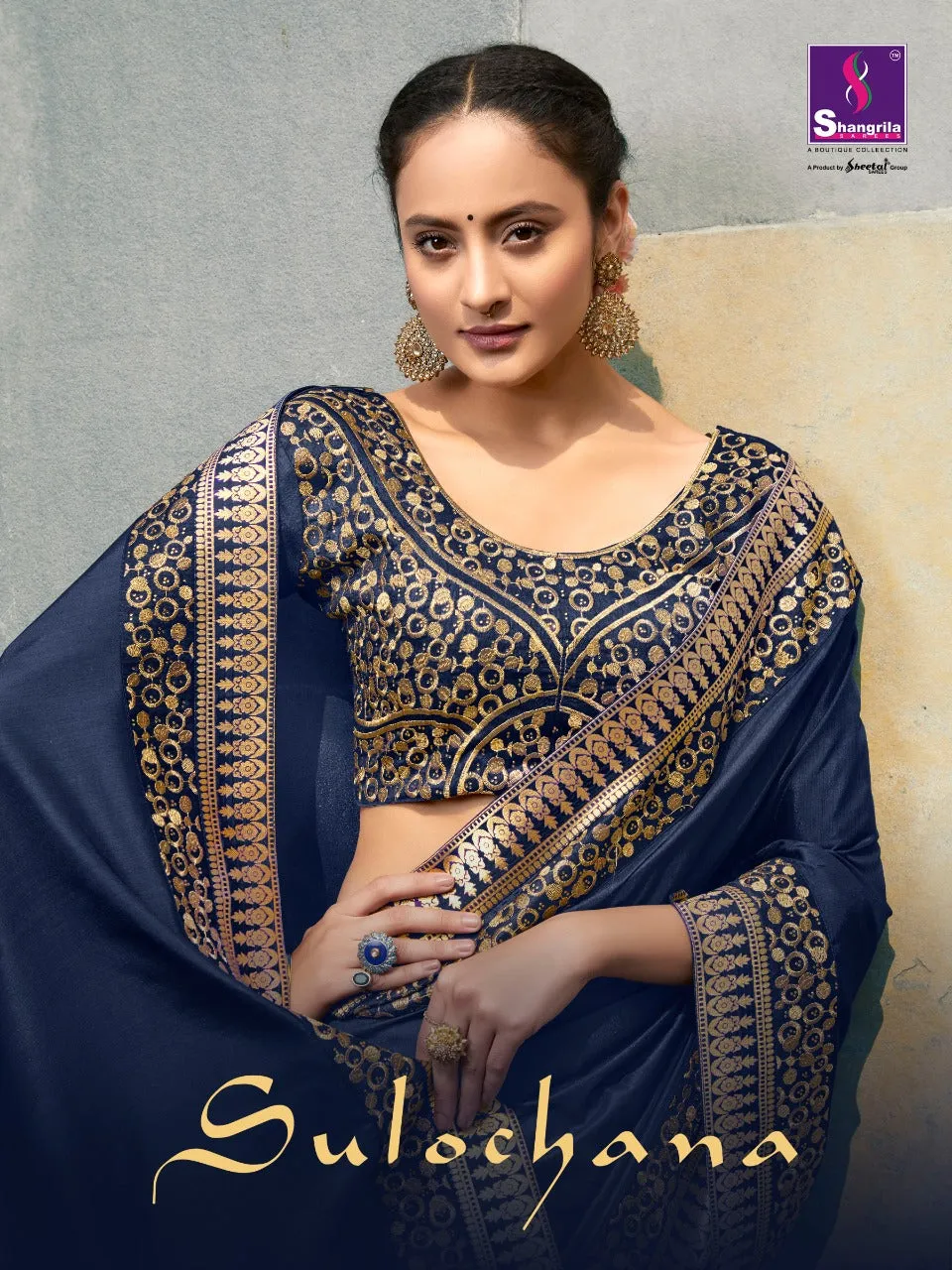 Shangrila Prints Sulochna Heavy Designer Wedding Collection Sarees