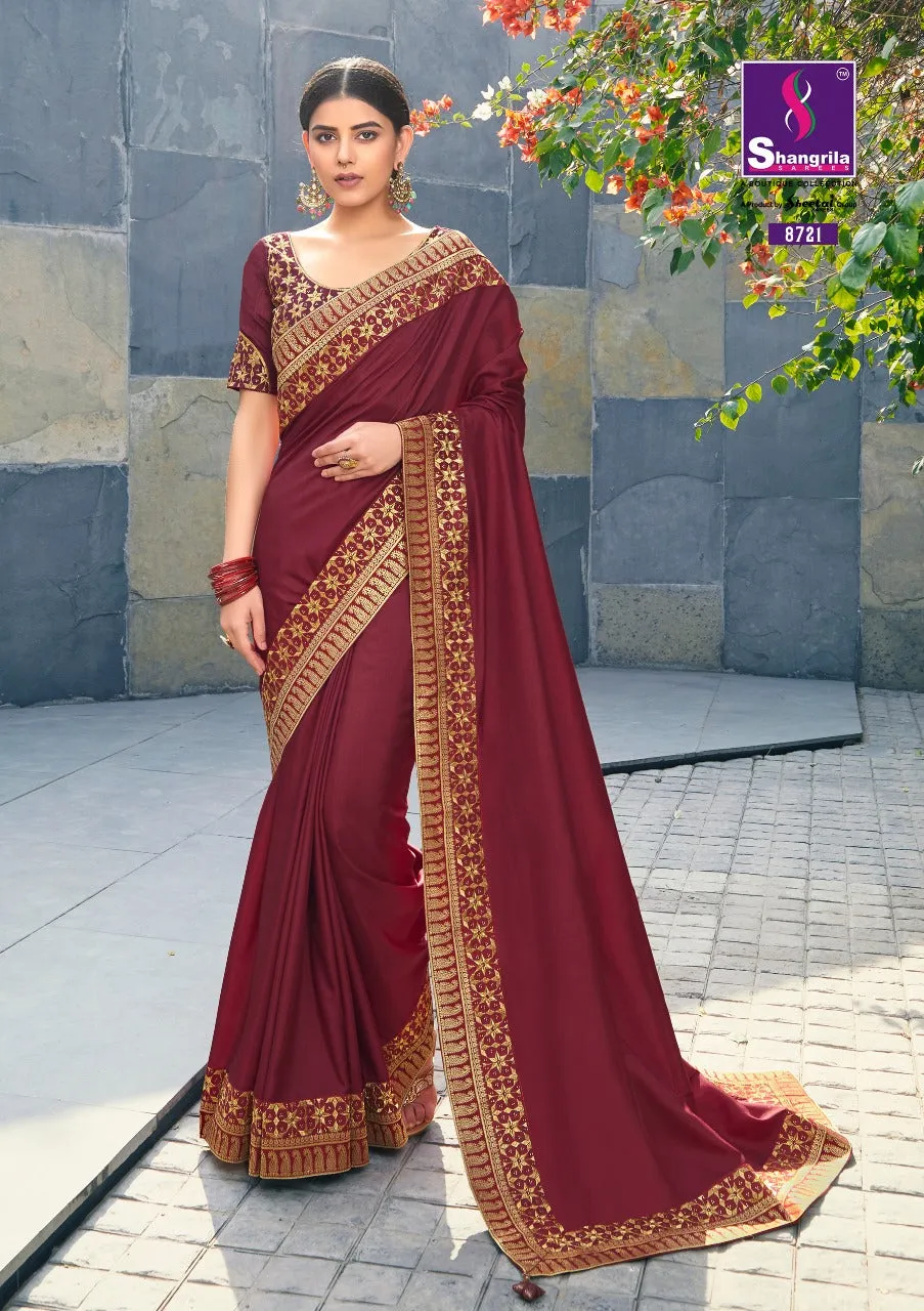 Shangrila Prints Sulochna Heavy Designer Wedding Collection Sarees