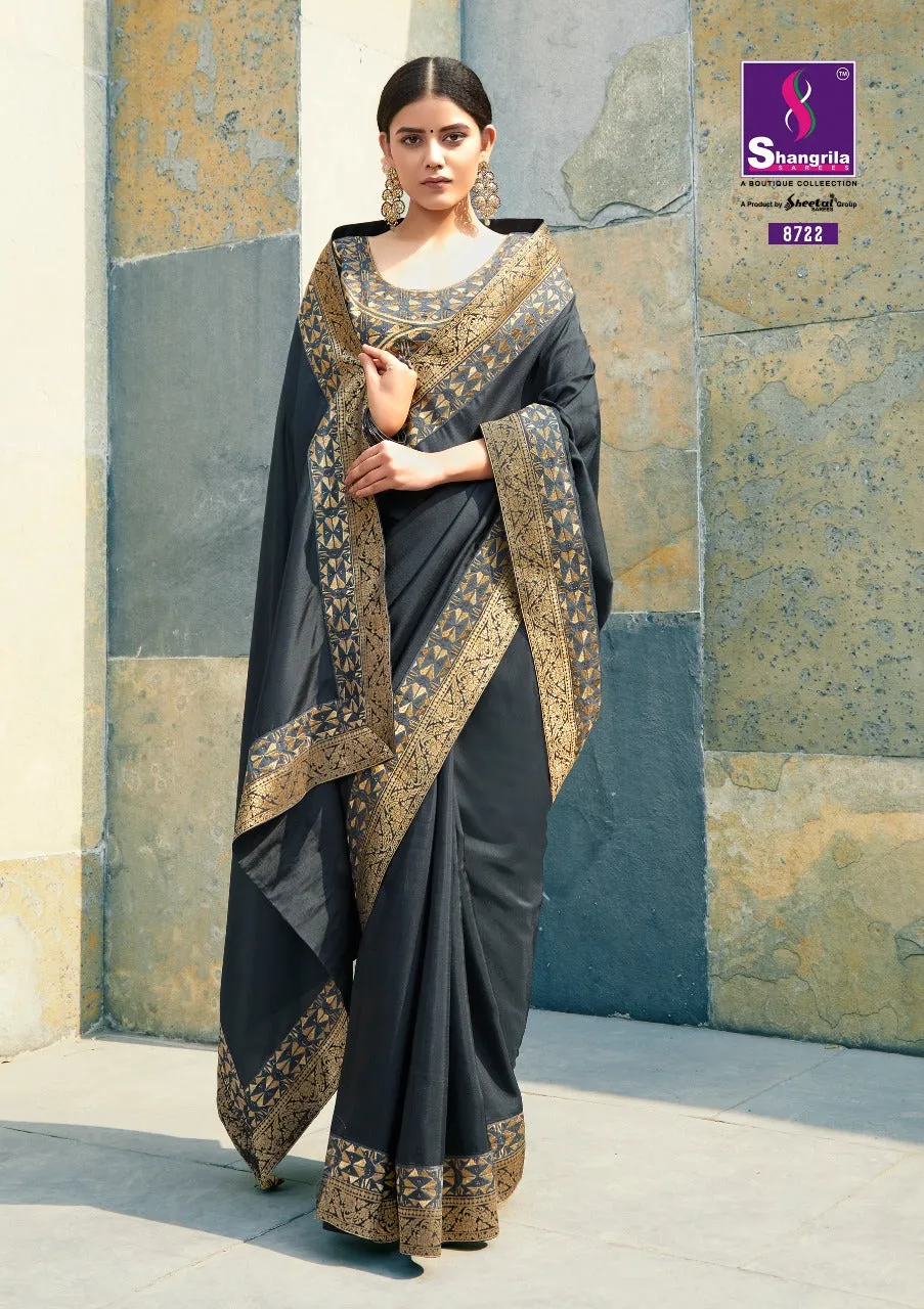 Shangrila Prints Sulochna Heavy Designer Wedding Collection Sarees