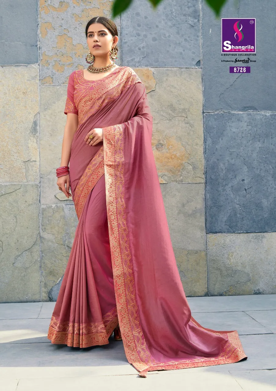 Shangrila Prints Sulochna Heavy Designer Wedding Collection Sarees