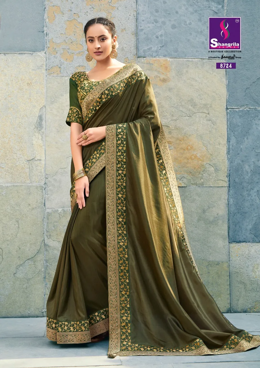 Shangrila Prints Sulochna Heavy Designer Wedding Collection Sarees