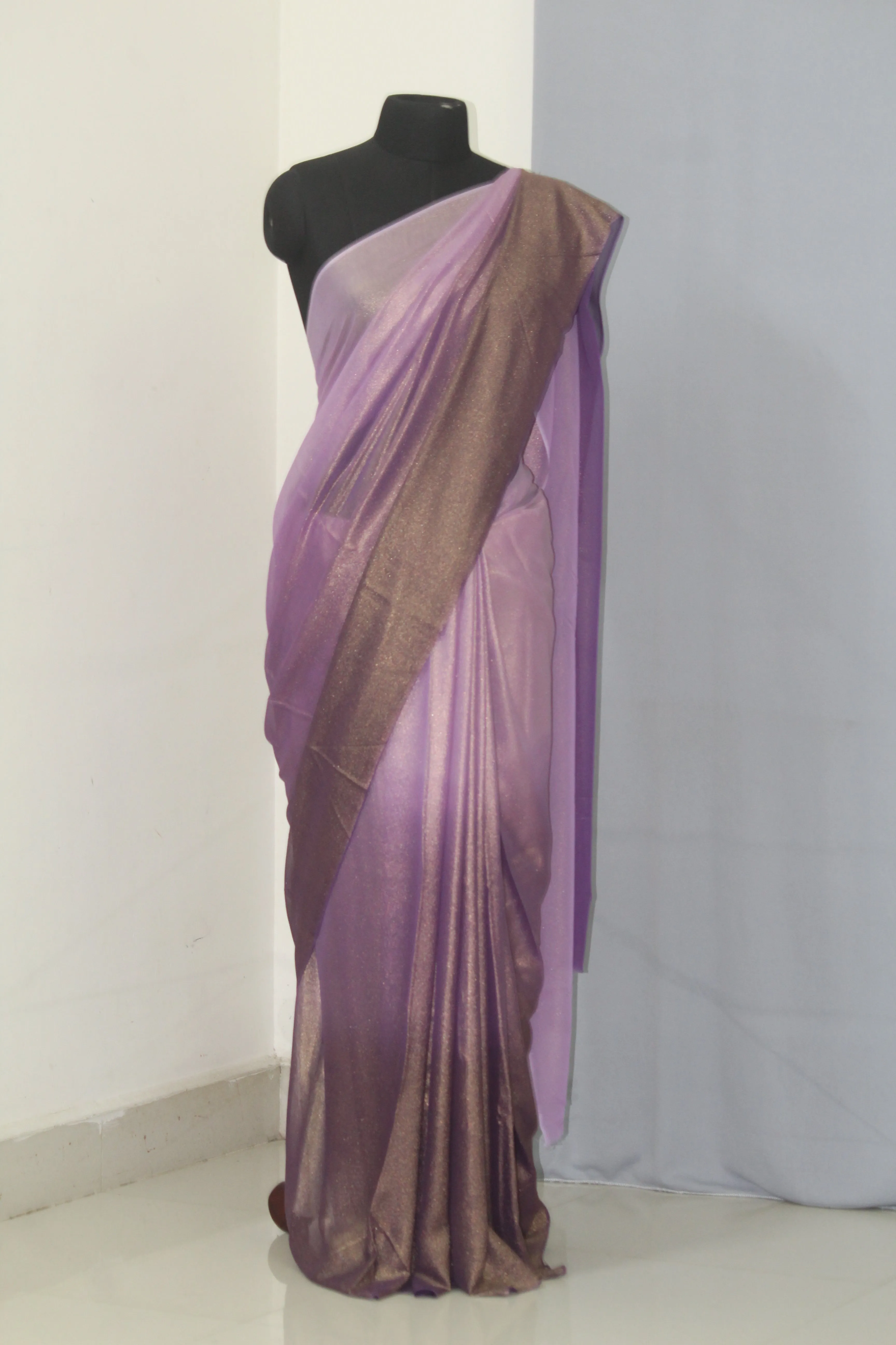 Shimmer georgette saree