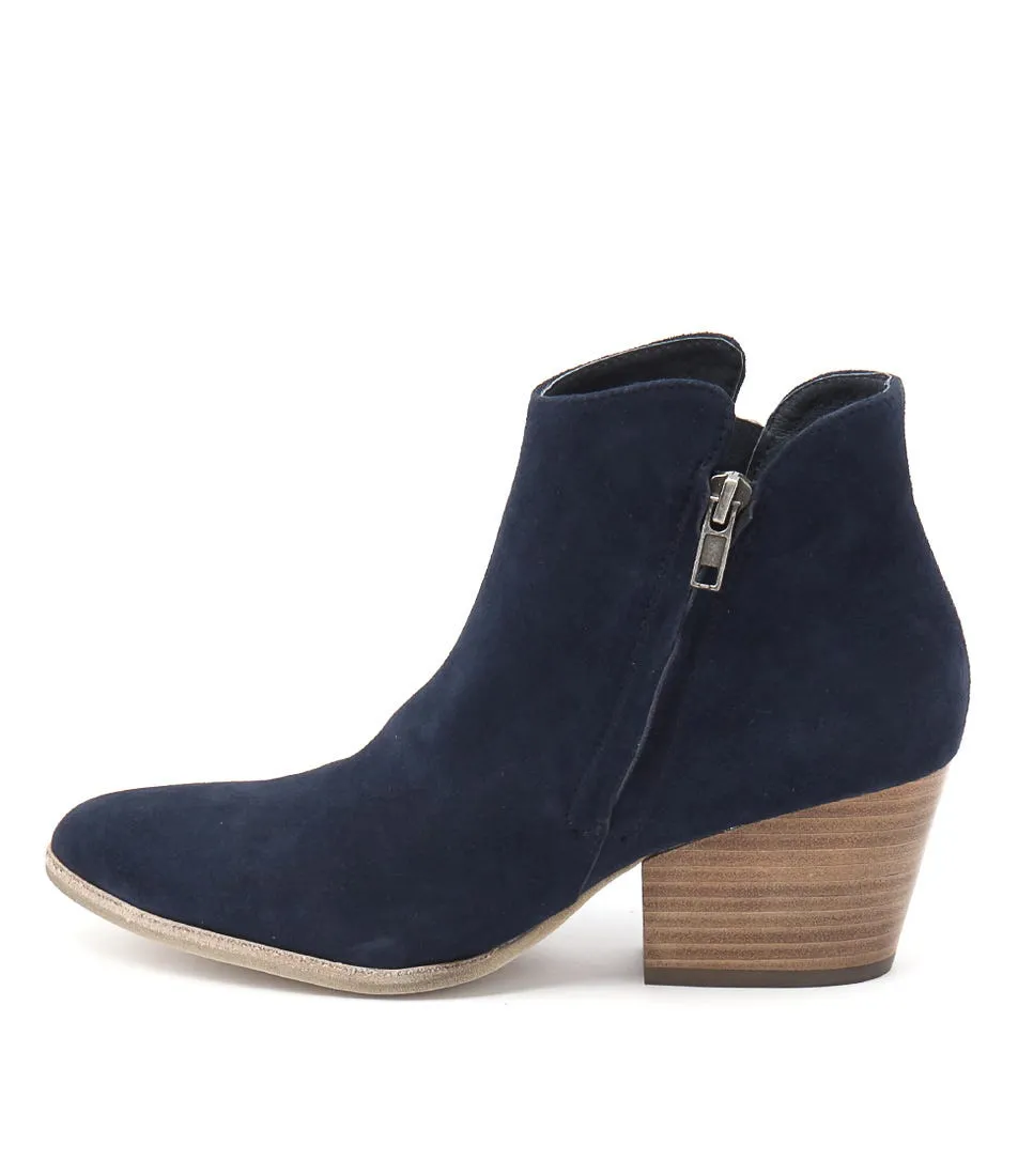 SILENT D Agabi Navy Suede