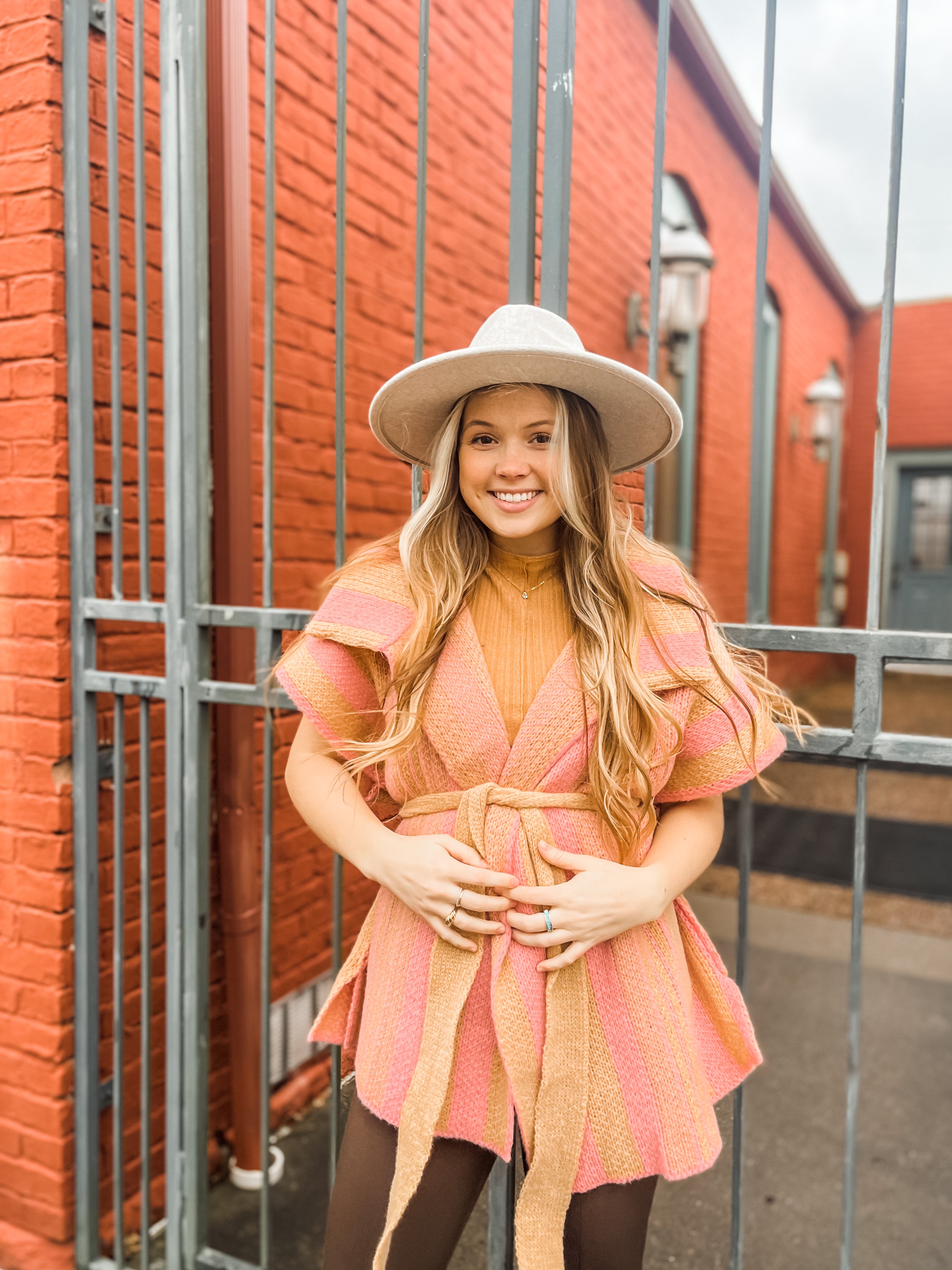 Spring Stroll Belted Cardigan