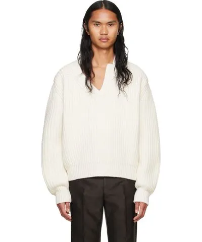 System Off-White Structured Collar Sweater