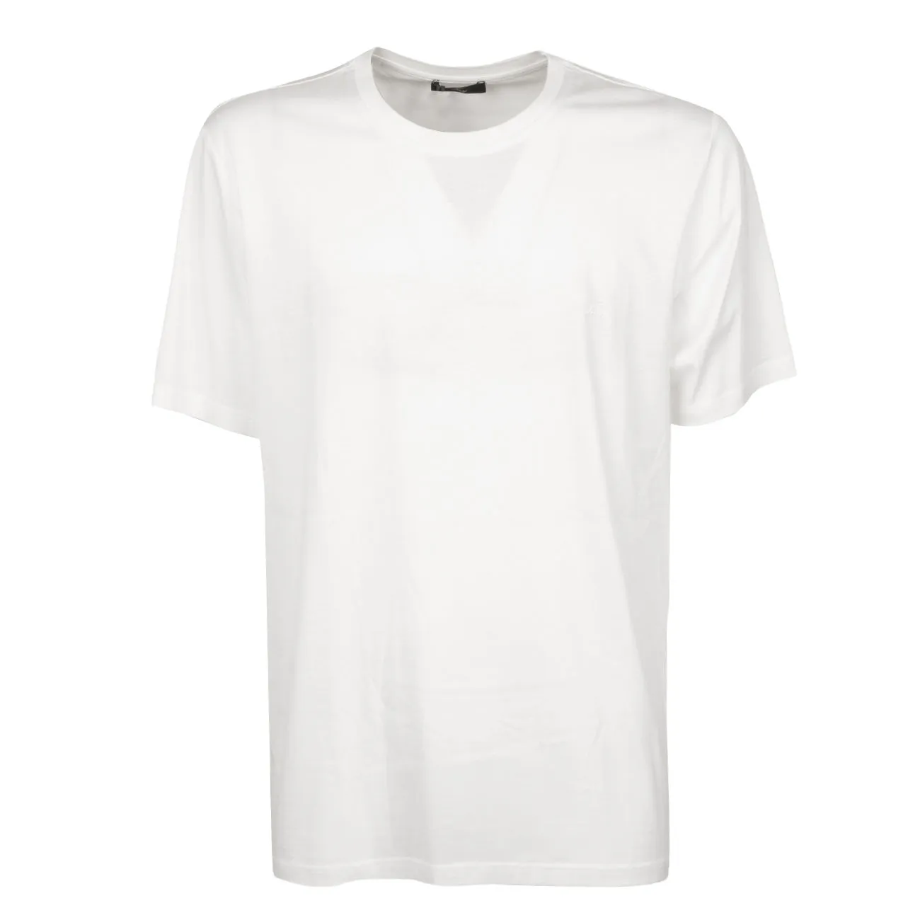 T-SHIRT GIROCOLLO Uomo Bianco