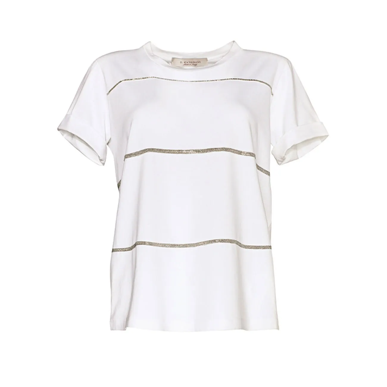 T-SHIRT IN COTONE Donna Bianco