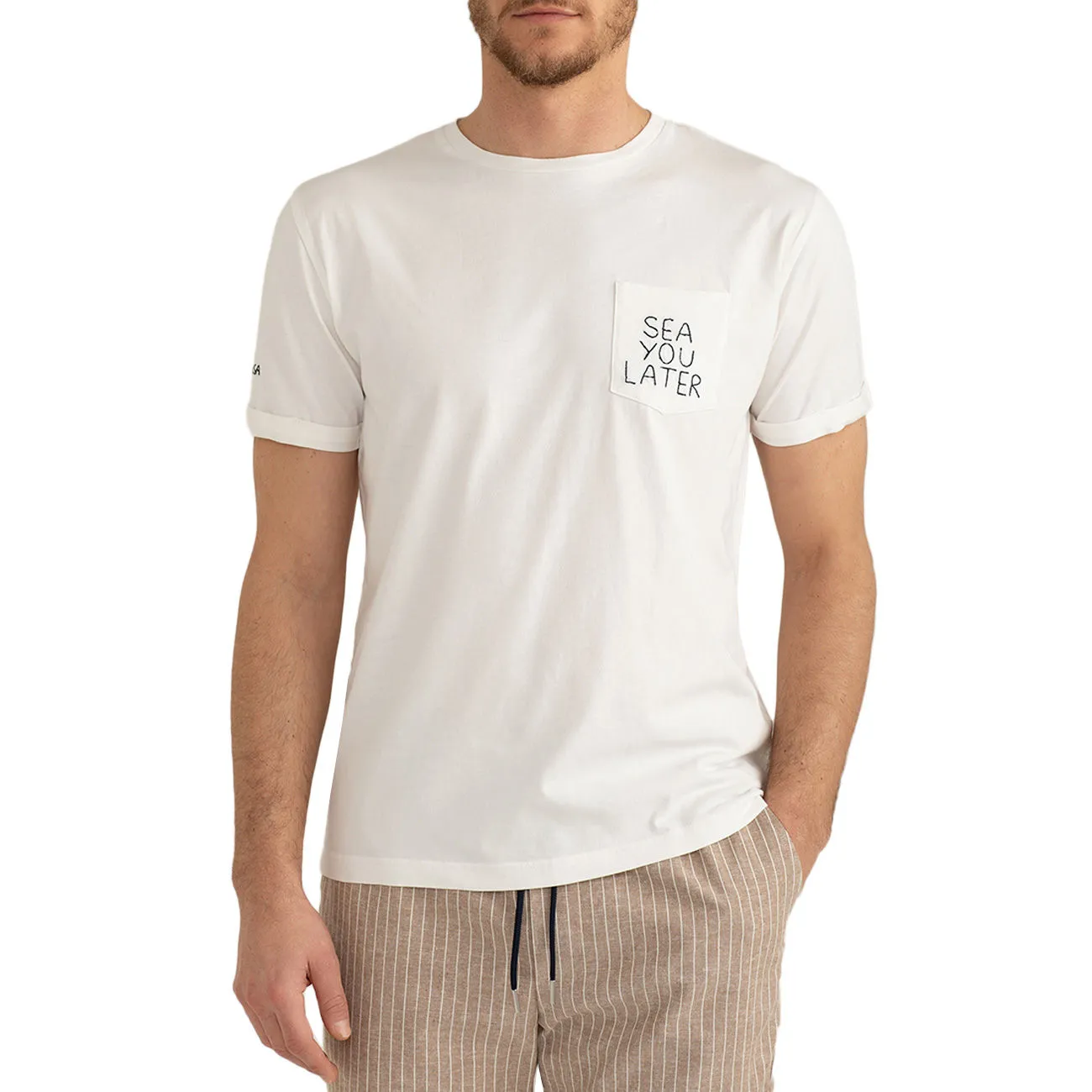 T-SHIRT IN COTONE Uomo White