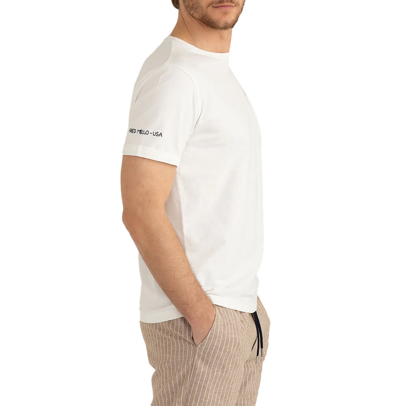 T-SHIRT IN COTONE Uomo White