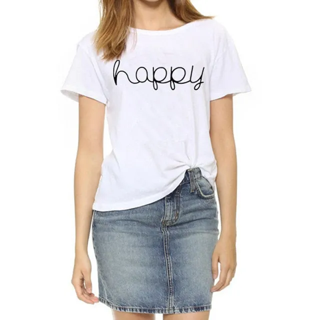 T Shirts Women Fashion Graphic Print Vogue