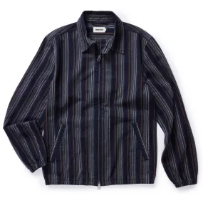 The Clark Jacket in Indigo Stripe