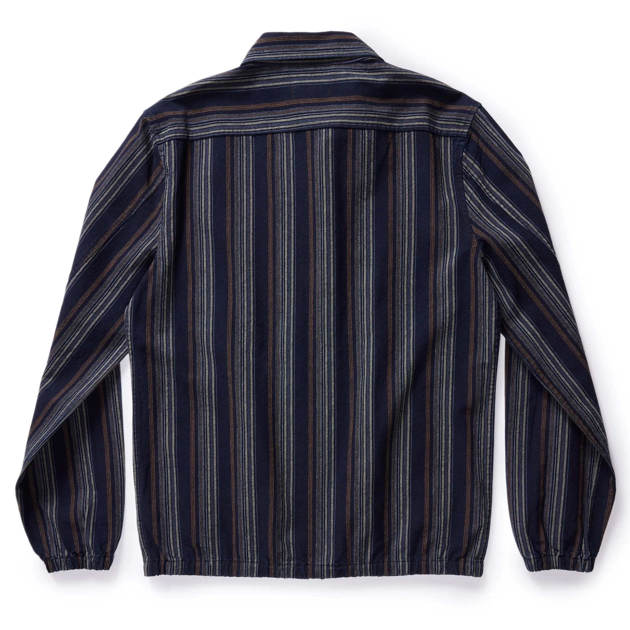 The Clark Jacket in Indigo Stripe