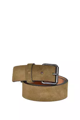 Themata Jean Belt khaki suede