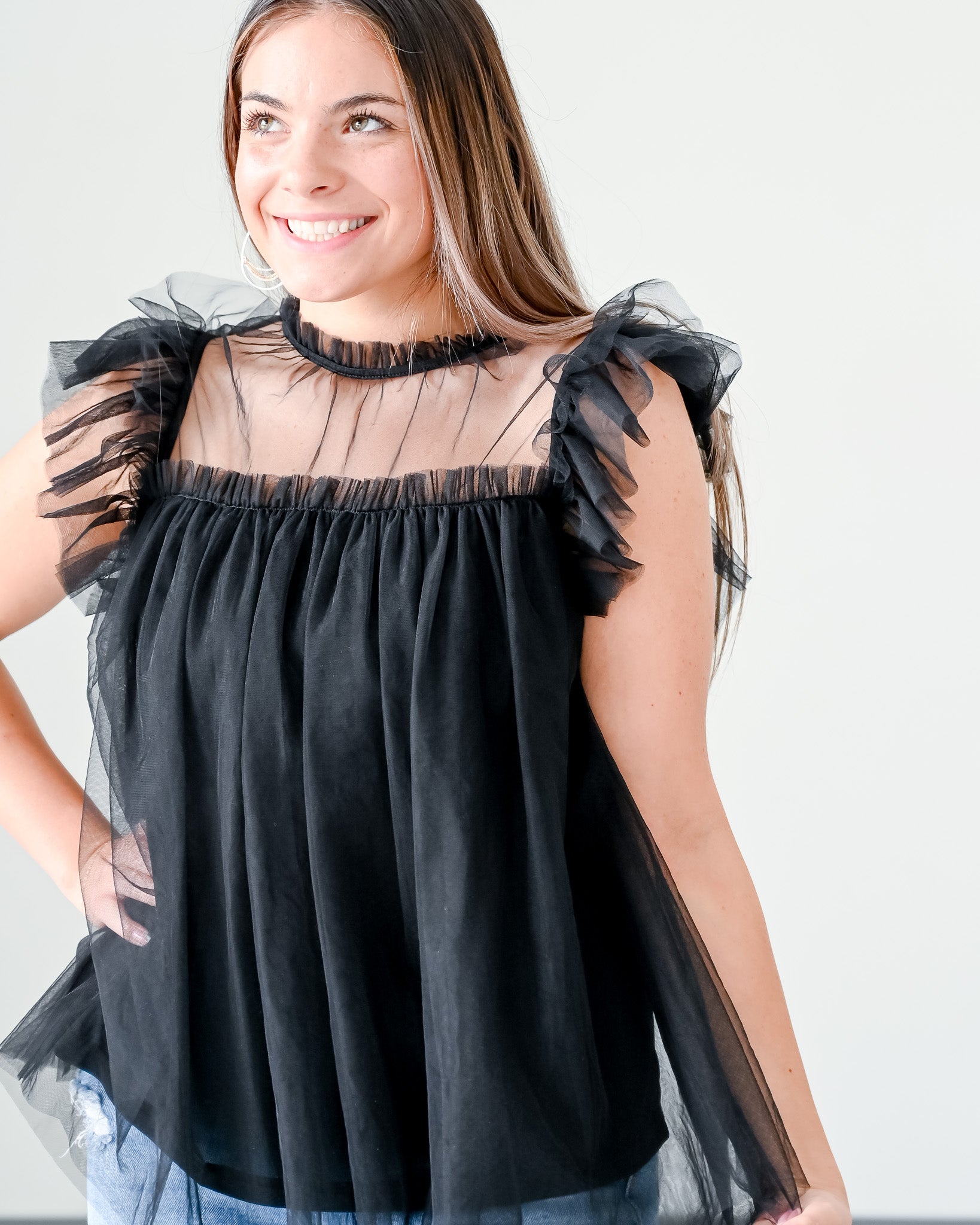 Try It Tulle Top