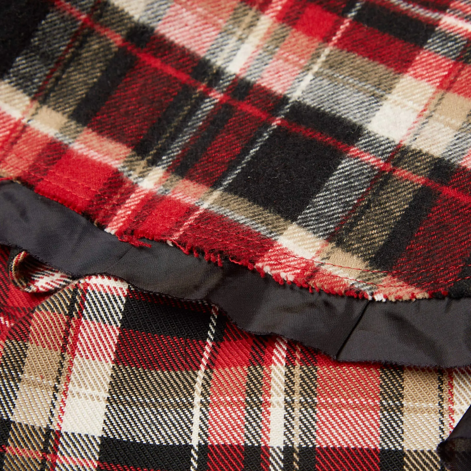 Undercover Tartan Flannel OvershirtRed Check