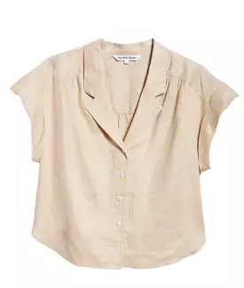 Veronica Beard - Kasa Top - Pebble Khaki