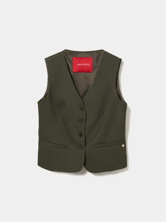 Waistcoat with buttons