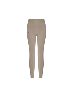 Women's Plant-Stretch Compressive Leggings—Taupe