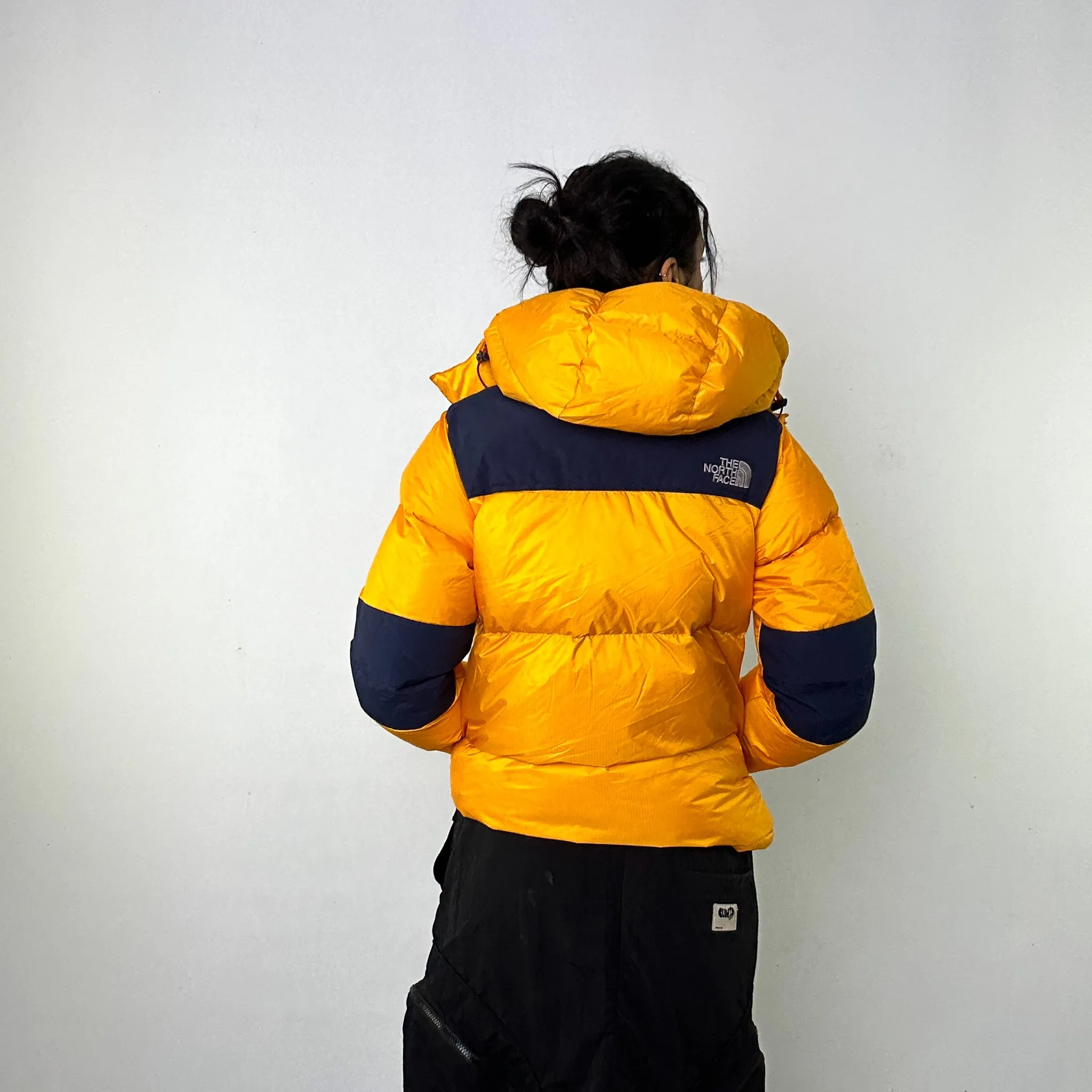 Yellow 90s The North Face 700 Summit Series Baltoro Puffer Jacket Coat (XL)