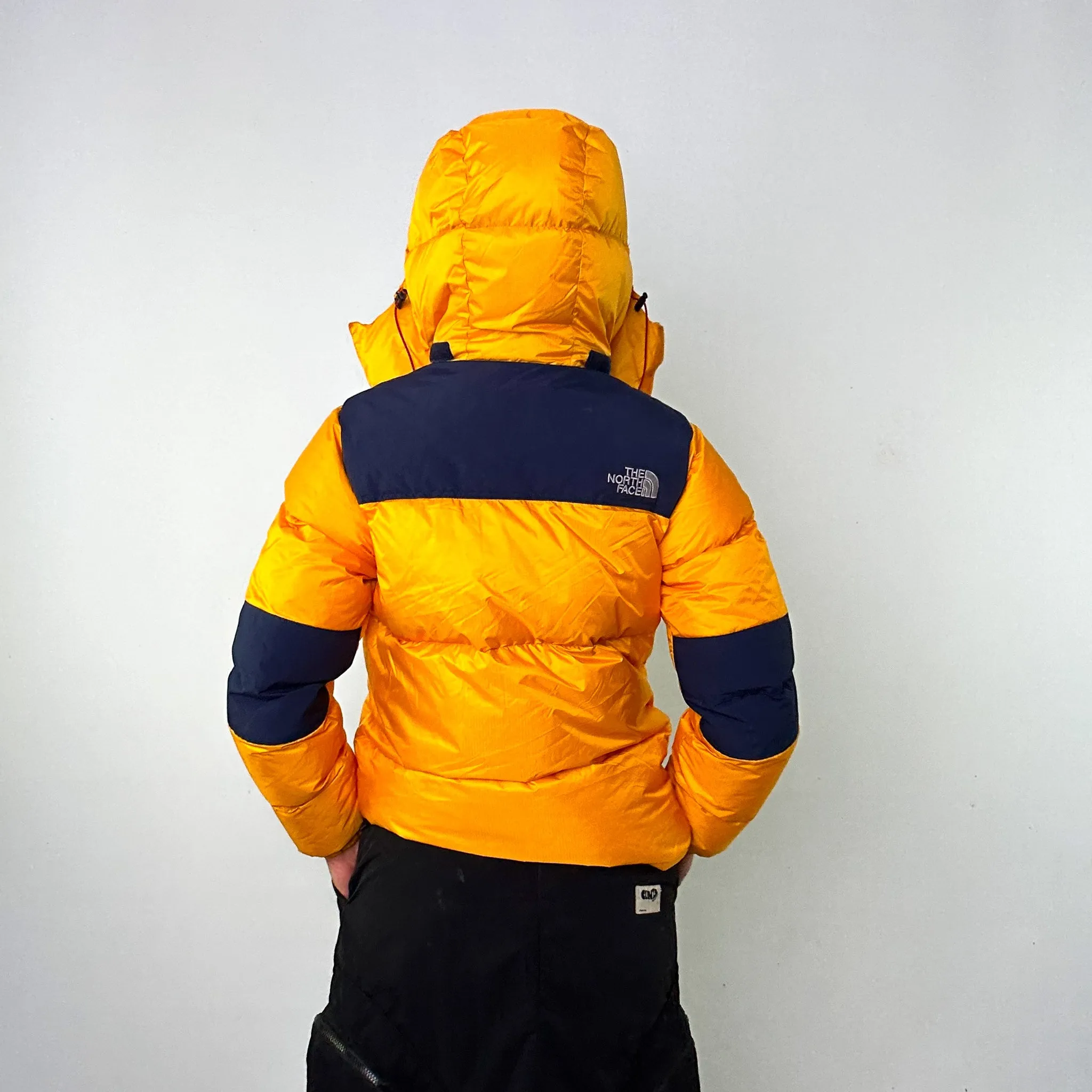 Yellow 90s The North Face 700 Summit Series Baltoro Puffer Jacket Coat (XL)