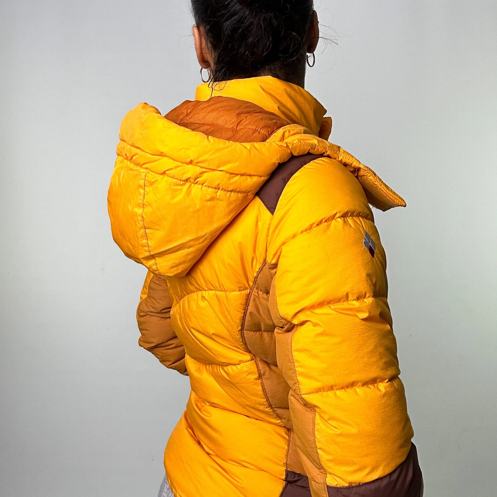 Yellow y2ks Mont Bell Puffer Jacket Coat (M)