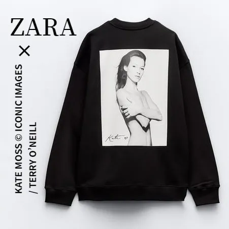 ZARA  |KATE MOSS SWEATSHIRT