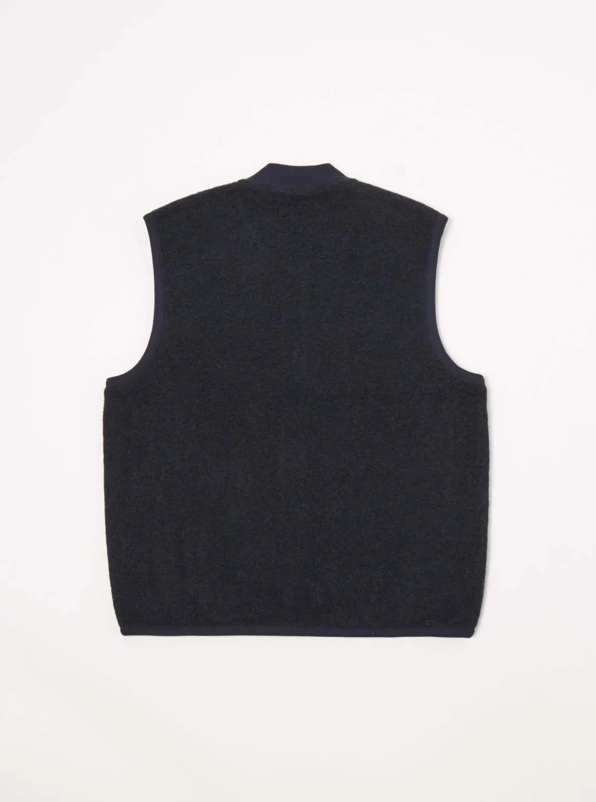 Zip Waistcoat - Navy